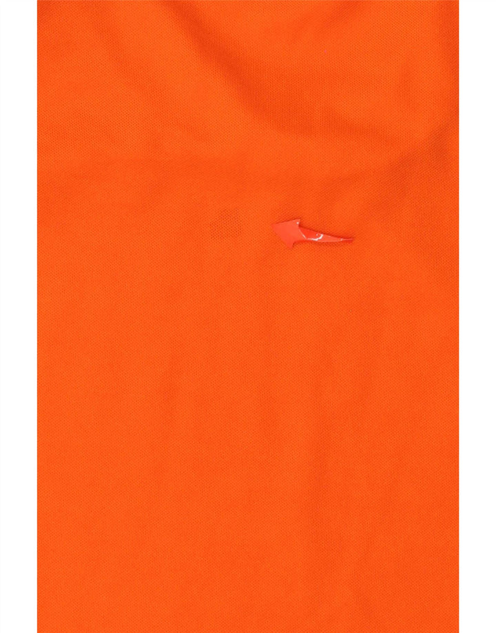 Adidas Męska koszulka Climalite Top, mała, pomarańczowa, poliestrowa