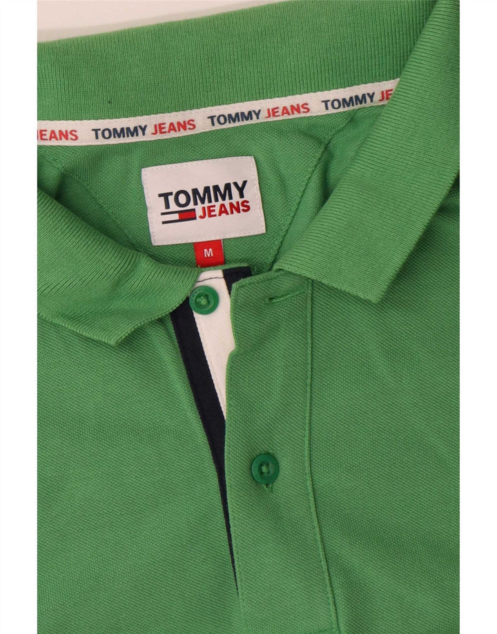 Męska koszulka polo Tommy Hilfiger w kolorze średniej zielonej bawełny