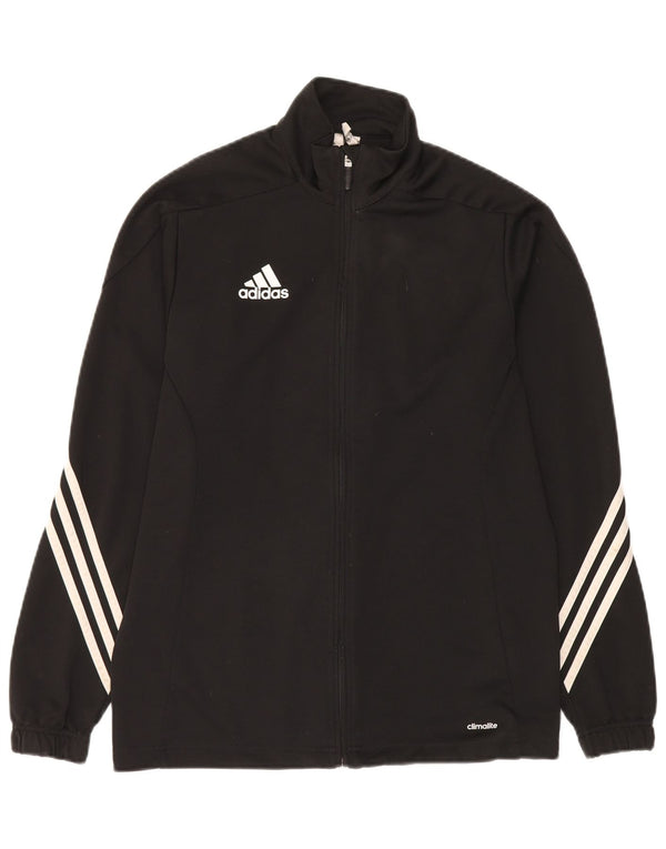 Adidas Męska kurtka dresowa Climalite, średnia czarna, poliester