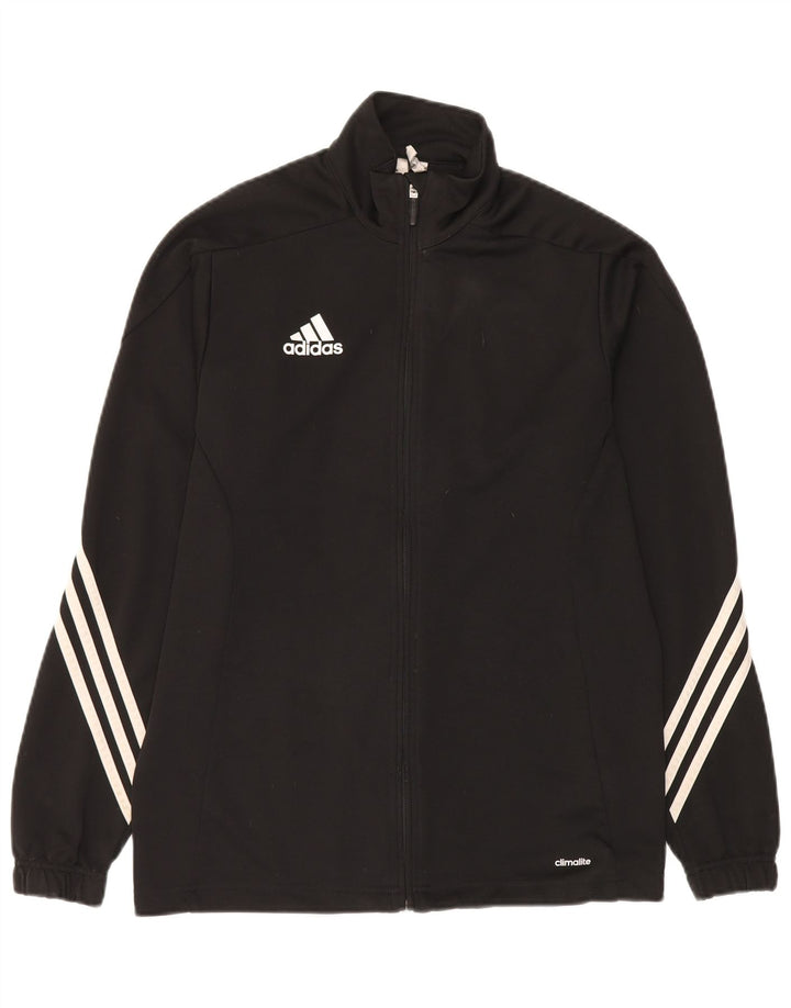 Adidas Męska kurtka dresowa Climalite, średnia czarna, poliester