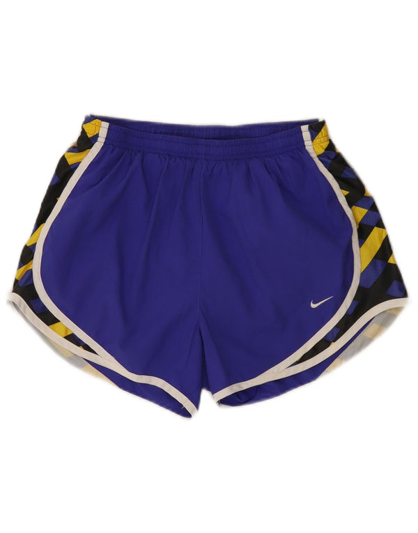 Damskie spodenki sportowe Nike UK 8/10 Mały fioletowy geometryczny poliester