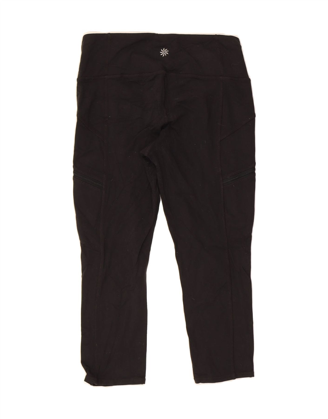 ATHLETA Womens Capri Leggings UK 10 Small Black Polyester Vintage Athleta and Second-Hand Athleta from Messina Hembry 