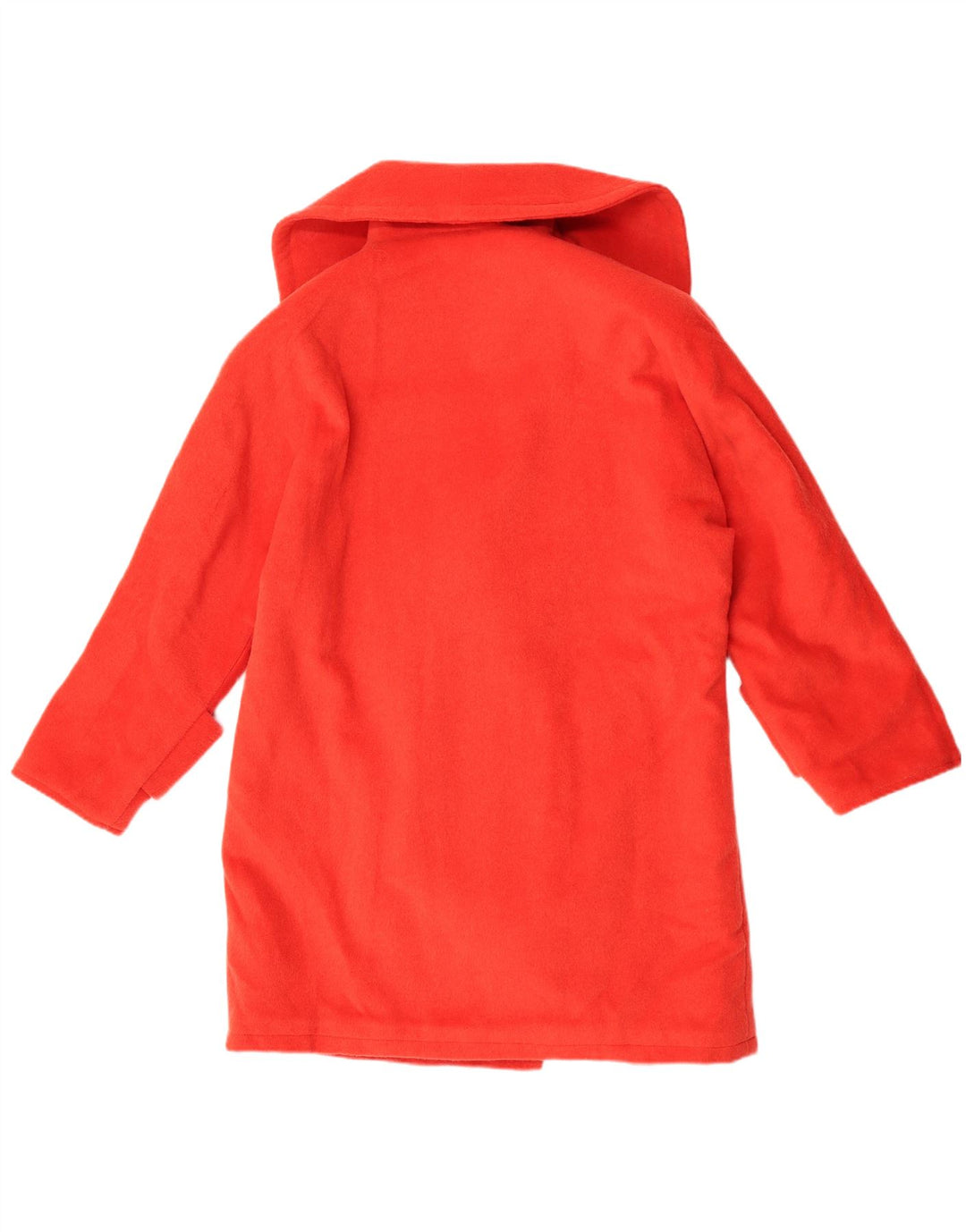 Vintage damski płaszcz oversize z podwójnymi piersiami UK 16, duży czerwony