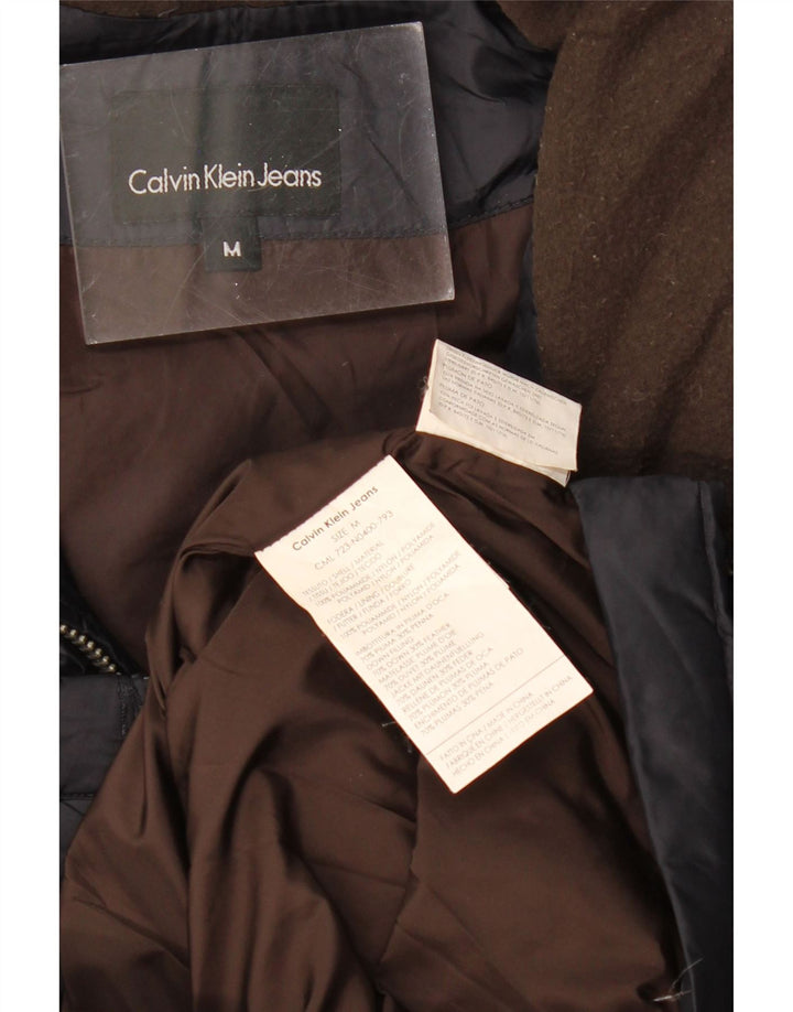 Męska wyściełana kamizelka CALVIN KLEIN JEANS UK 38 Średni granatowy poliamid