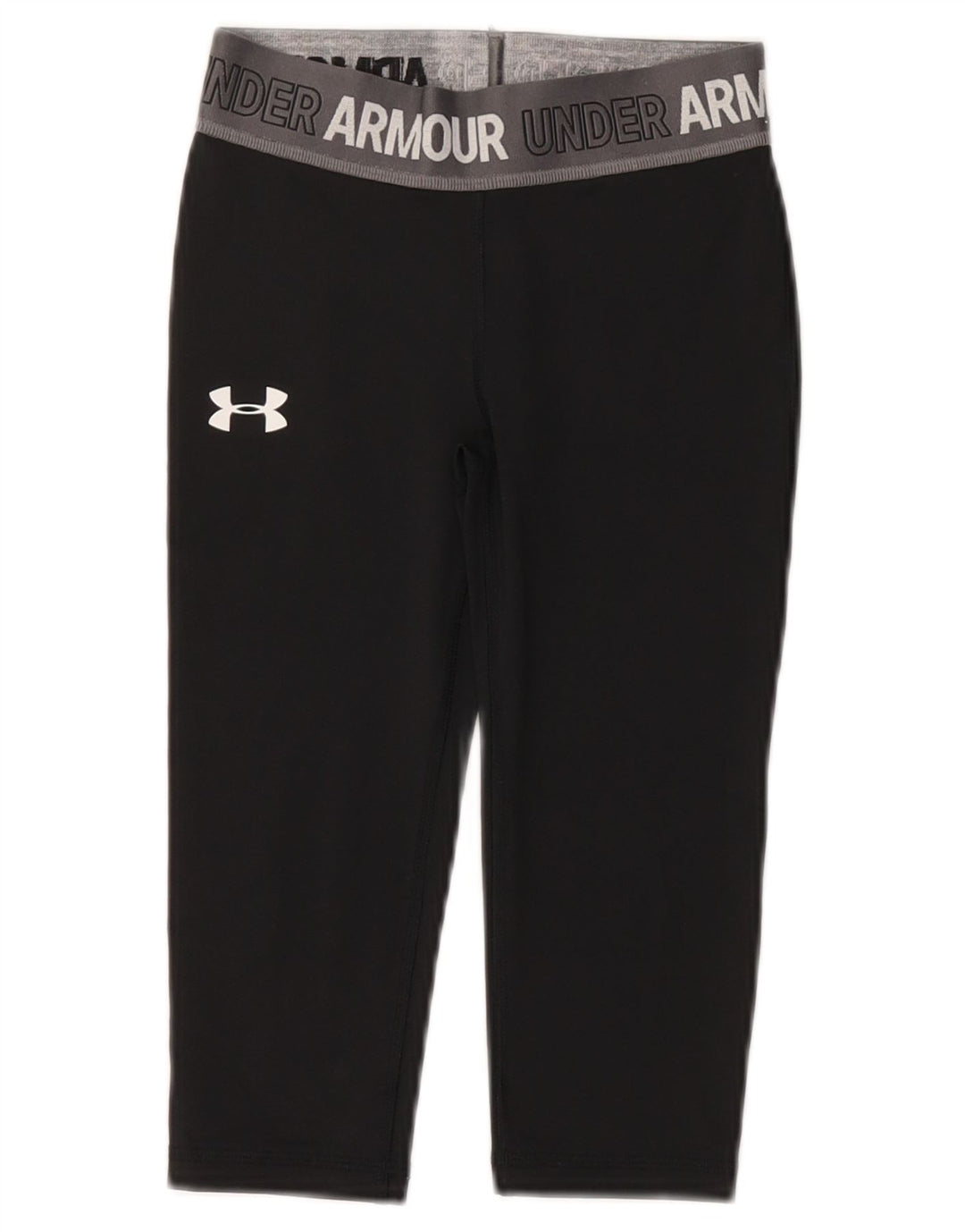 Legginsy dziewczęce UNDER ARMOUR z grafiką, 7-8 lat, czarne