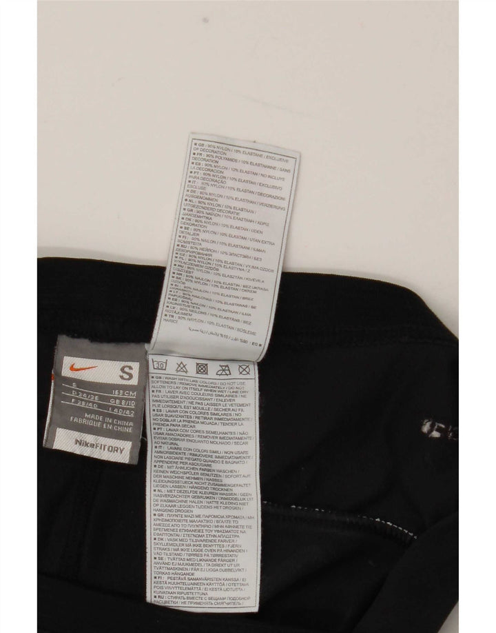 Damskie legginsy Nike Capri UK 8/10, mały, czarny nylon