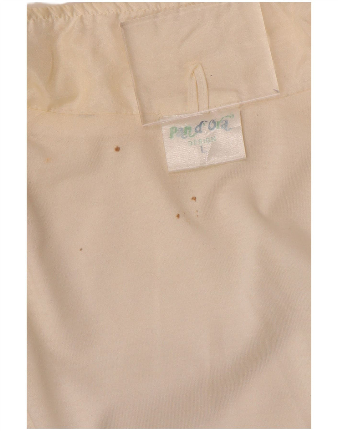 Męska kurtka dresowa Pandora, duża, biała, z blokami kolorów, poliamid