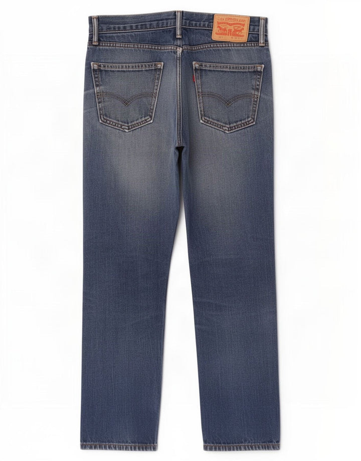 Męskie jeansy Levi's 511 Slim W34 L28 Niebieska bawełna