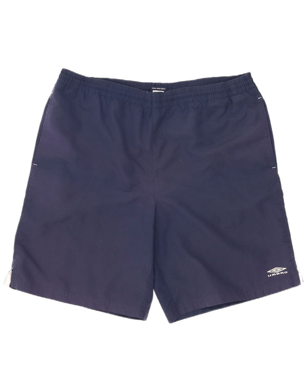 Męskie spodenki kąpielowe Umbro XL, granatowe, poliestrowe