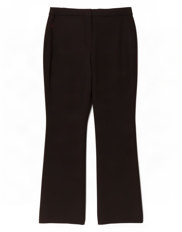 Boden Womens Bootcut Chino Trousers UK 14 Large W32 L31 Black Viscose
