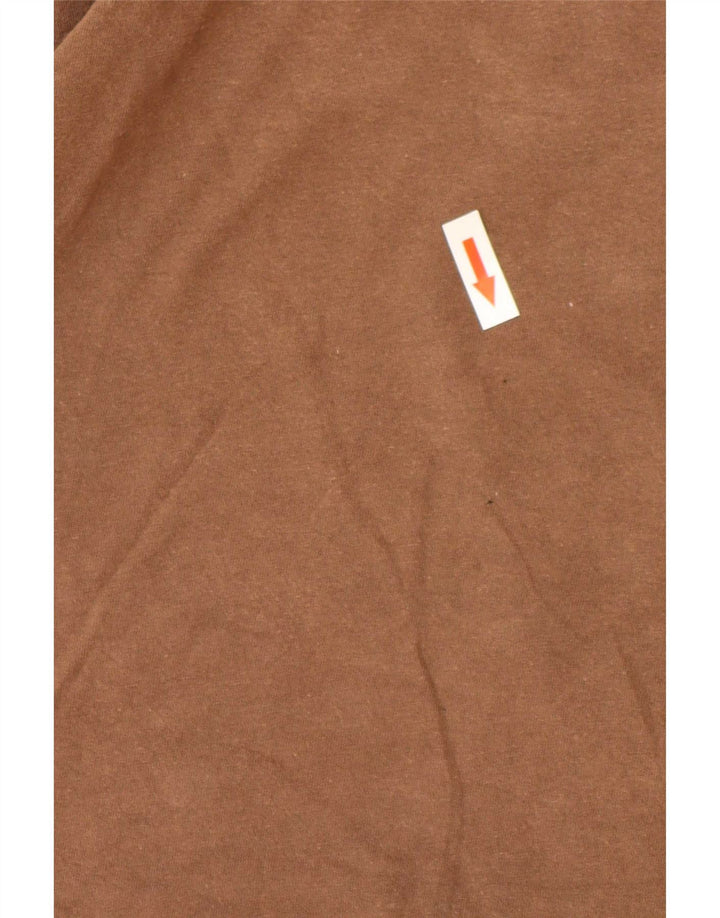 Męska koszulka z grafiką Levi's, bawełniana, średnio brązowa