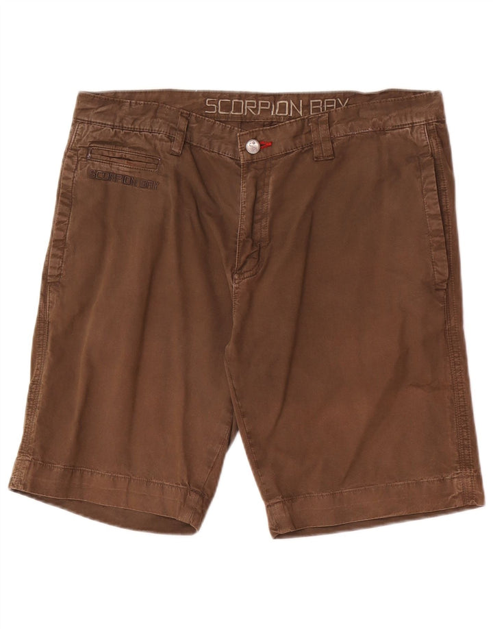 Męskie szorty Chino Regular Bay Scorpion Bay W33 Średniobrązowa bawełna
