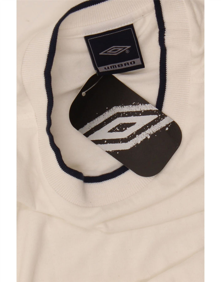 Męski T-shirt Umbro, duży, biały, poliester
