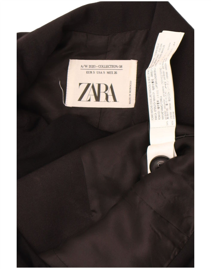 Body damskie Zara UK 10, mały, czarny poliester z blokami kolorów