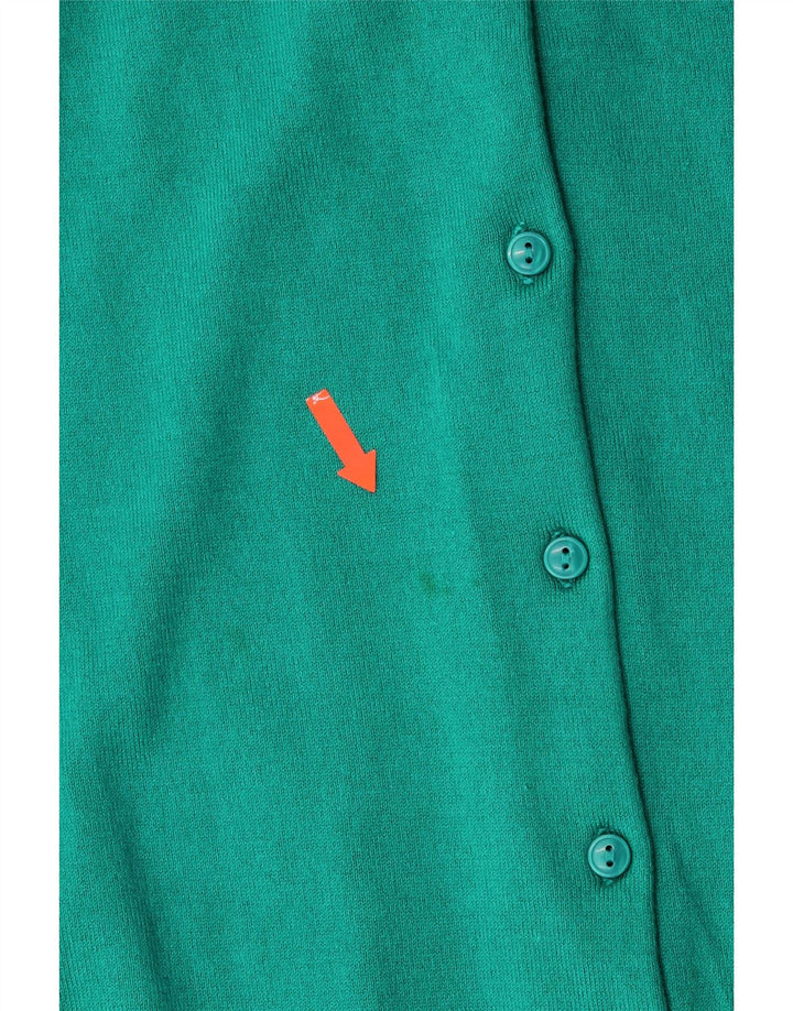 Sweter damski L.L.BEAN UK 18 XL, turkusowa bawełna