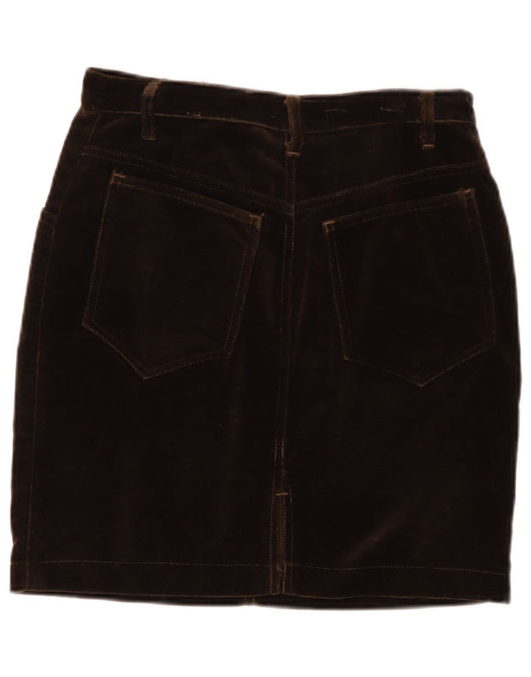 Damska spódnica ołówkowa Blumarine IT 44 Medium W28 Brązowa bawełna