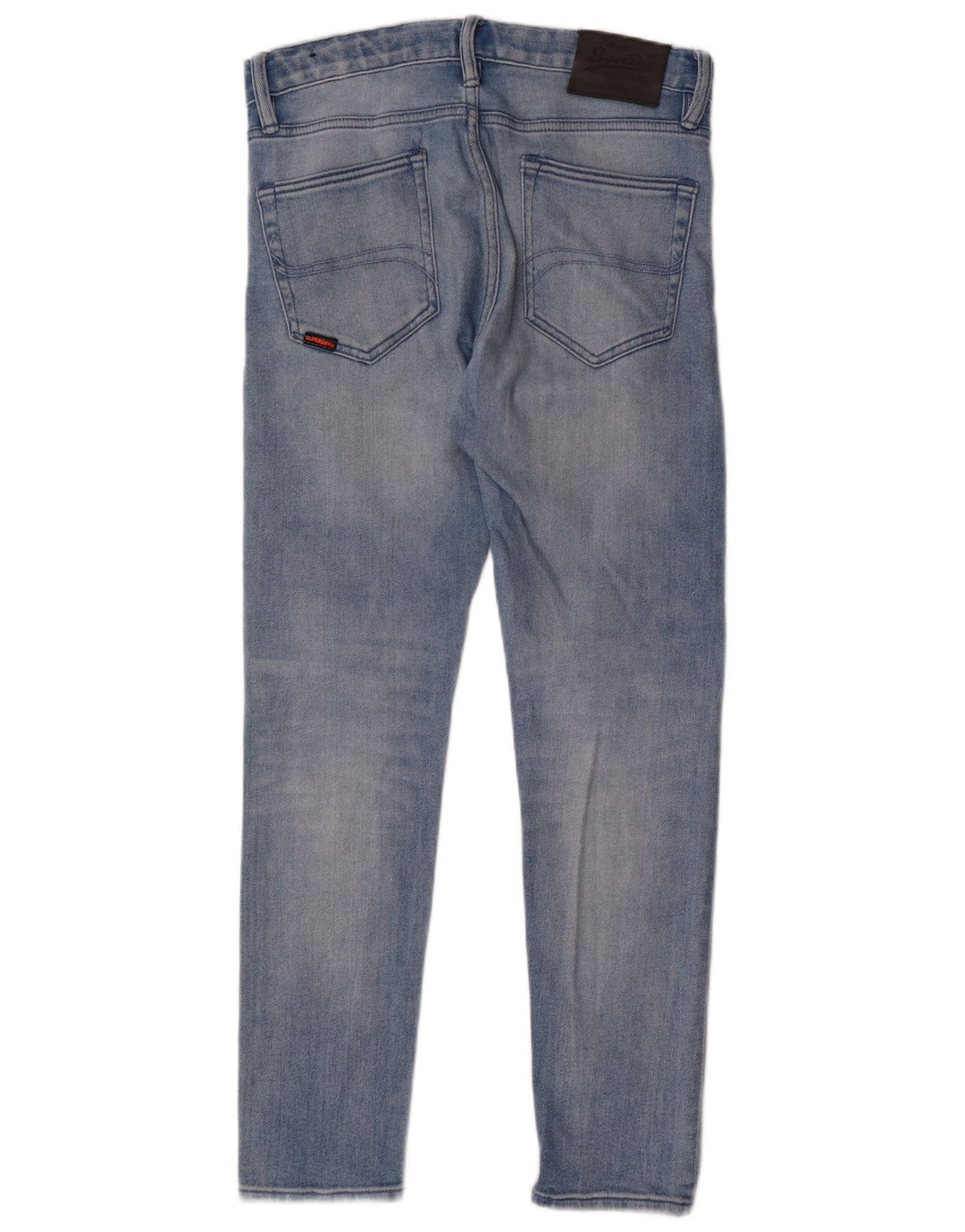 Męskie jeansy Superdry Slim W30 L30 Niebieskie, bawełniane