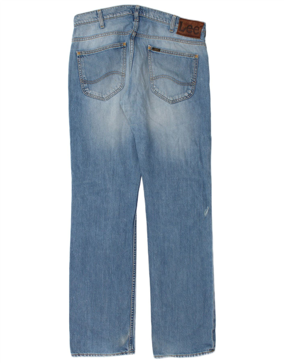 Męskie jeansy Lee Knox Straight W34 L34 Niebieskie, bawełniane