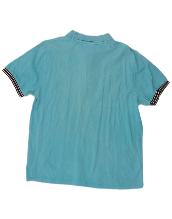 Męska koszulka polo Fila XL, niebieska, bawełniana