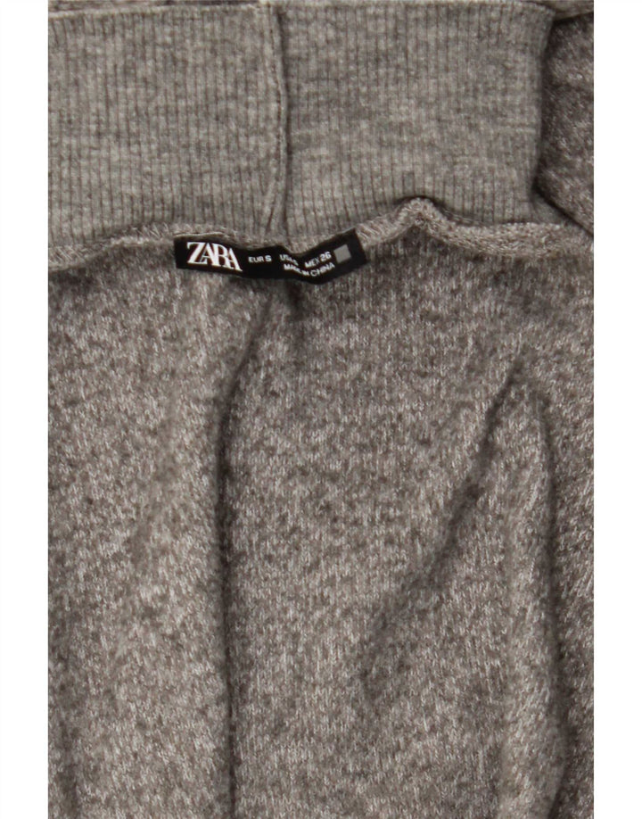 Damska sukienka maxi z długim rękawem Zara UK 8 Small Grey