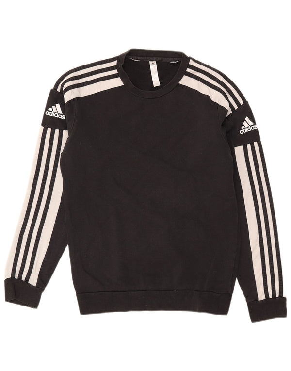 Bluza męska Adidas Jumper XS Czarna bawełna z blokami kolorów