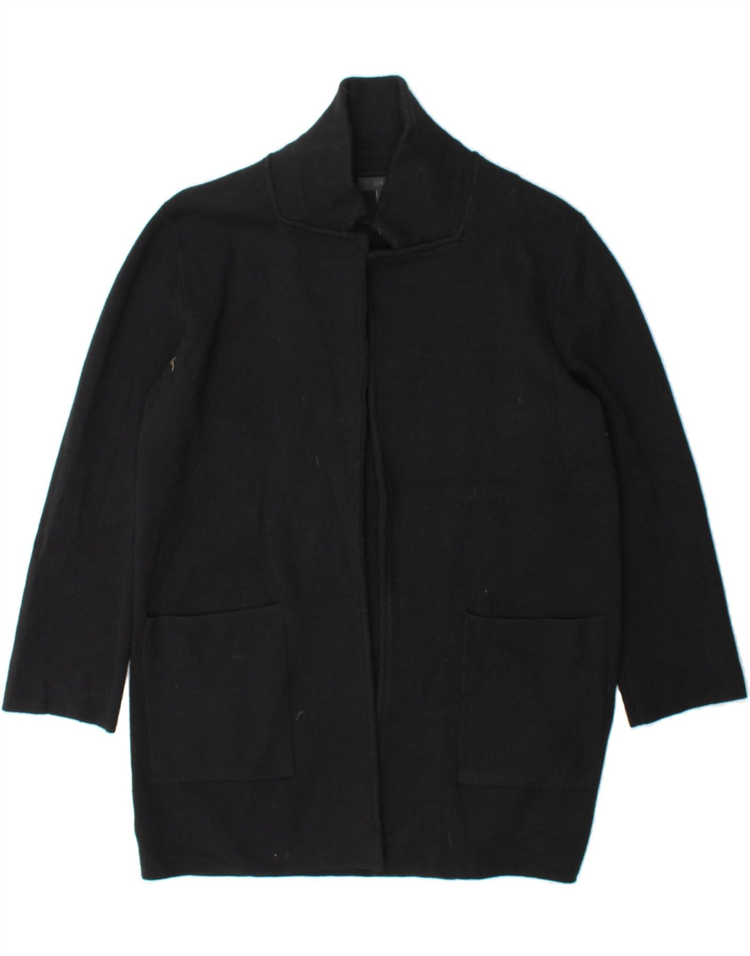 J. CREW Womens Oversized 3/4 Sleeve Cardigan Sweater UK 10 Small Black Vintage J. Crew and Second-Hand J. Crew from Messina Hembry 