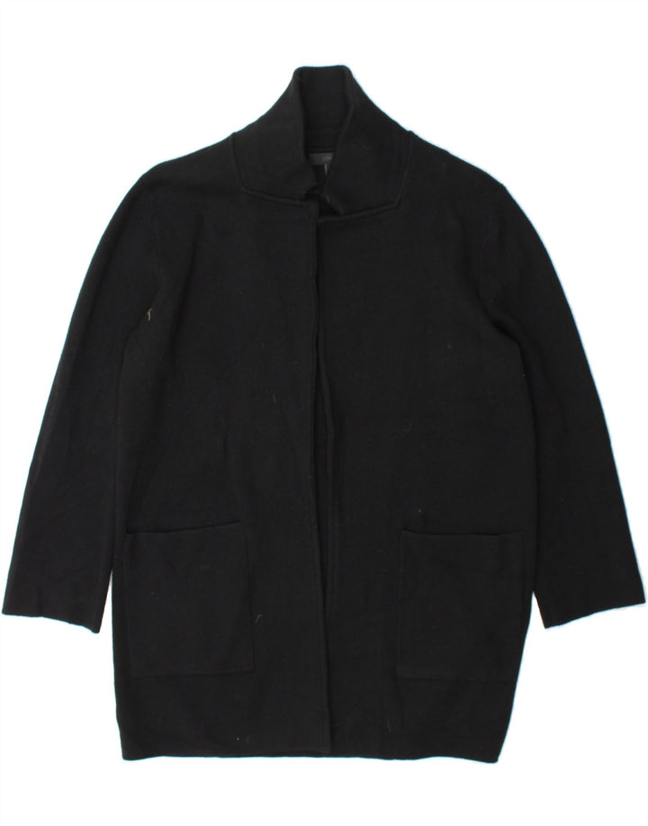 J. CREW Womens Oversized 3/4 Sleeve Cardigan Sweater UK 10 Small Black Vintage J. Crew and Second-Hand J. Crew from Messina Hembry 
