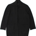 J. CREW Womens Oversized 3/4 Sleeve Cardigan Sweater UK 10 Small Black Vintage J. Crew and Second-Hand J. Crew from Messina Hembry 