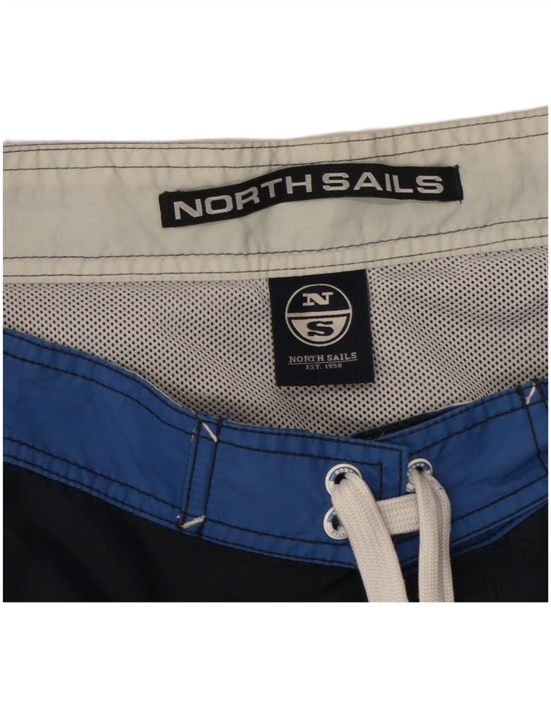 Męskie spodenki kąpielowe North Sails Graphic, w kolorze średniego granatu
