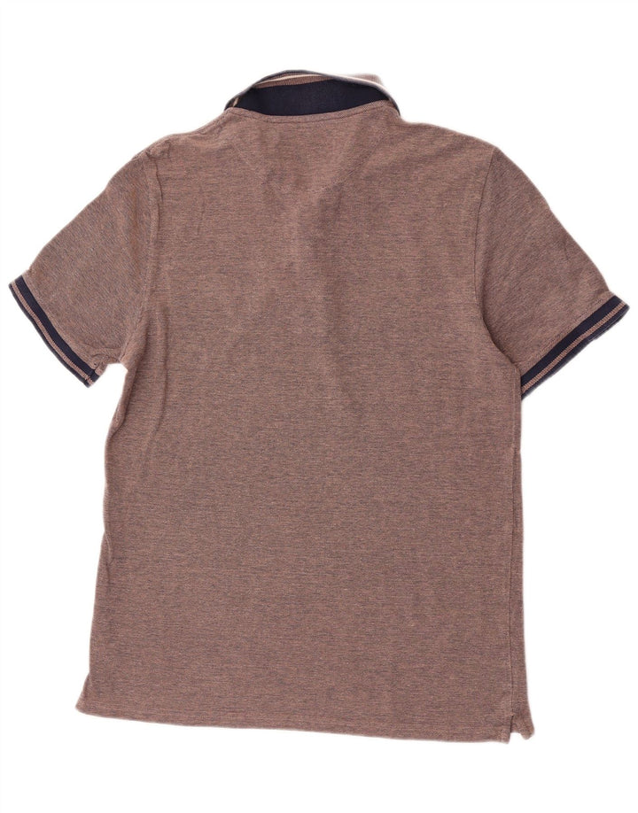 Męska koszulka polo Lyle & Scott, duża, brązowa, bawełniana