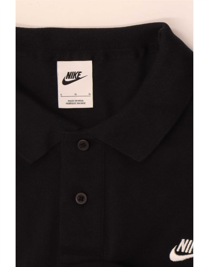 Męska koszulka polo Nike, duża, czarna