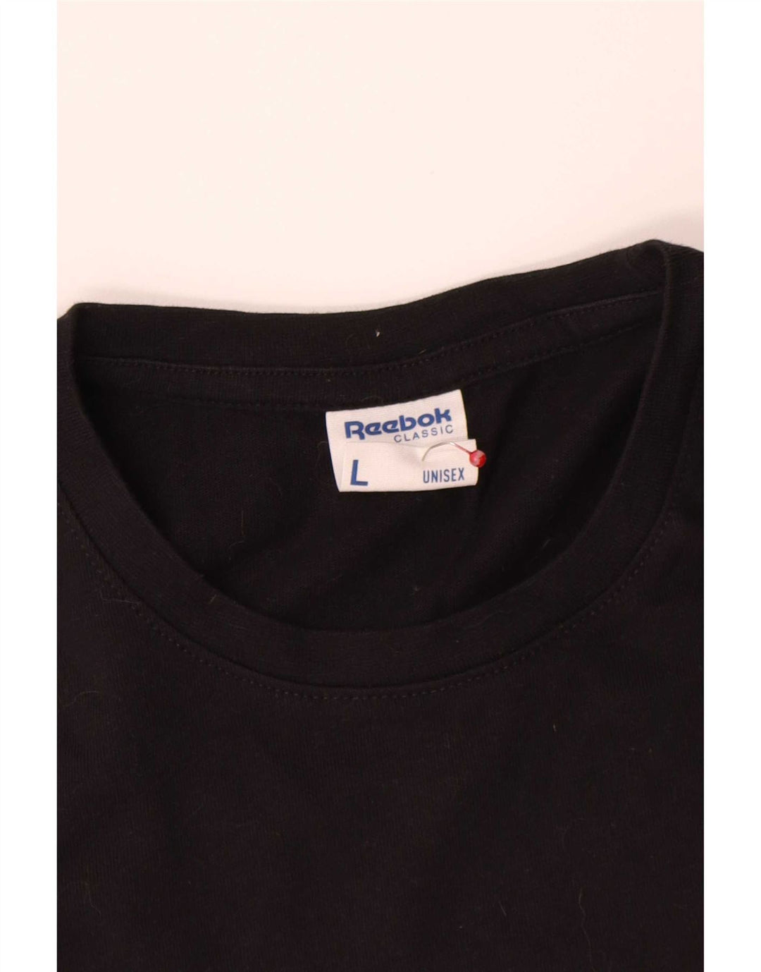 Męska koszulka Reebok z grafiką, duża, czarna, bawełniana