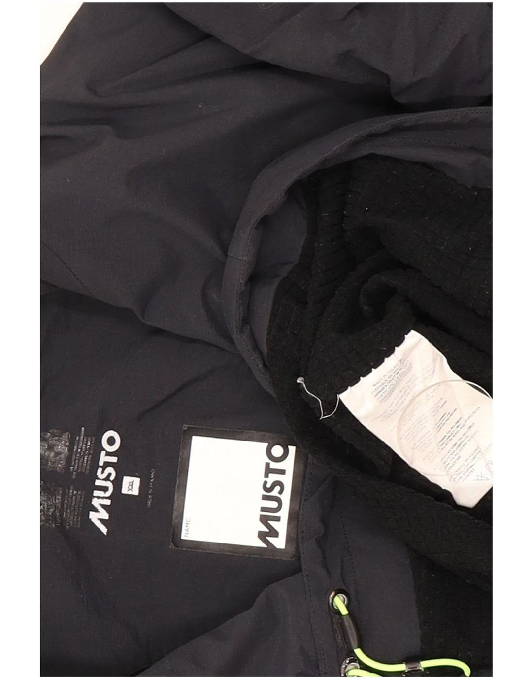 Męska kurtka przeciwdeszczowa Musto UK 44 2XL Granatowy poliamid