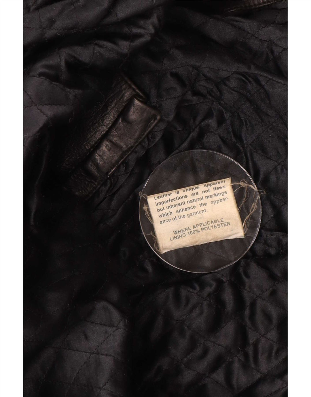 Helium Męska kurtka skórzana UK 38 Medium Black