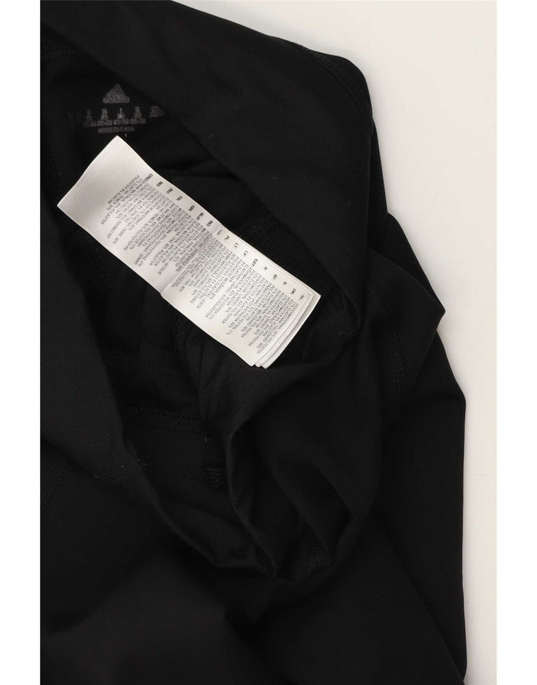 Damskie legginsy Adidas Capri UK 8, małe, czarne, poliestrowe