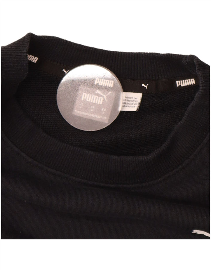 Damski sweter oversize PUMA z grafiką, UK 10, mały czarny