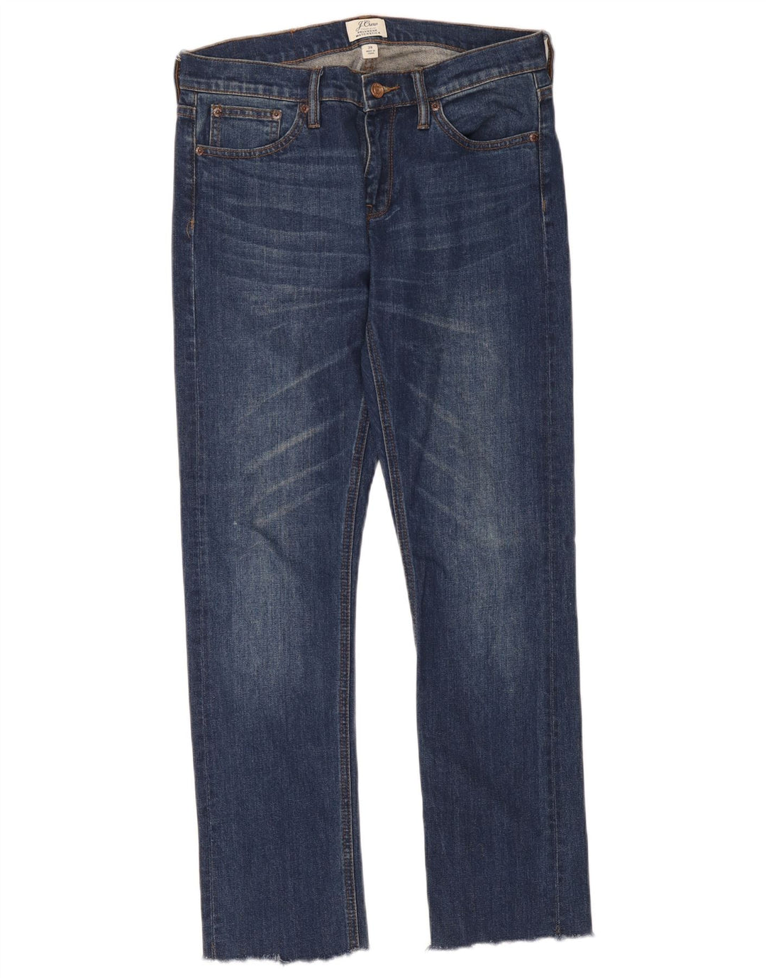 Męskie dżinsy J. Crew Matchstick Straight W28 L28 Niebieska bawełna