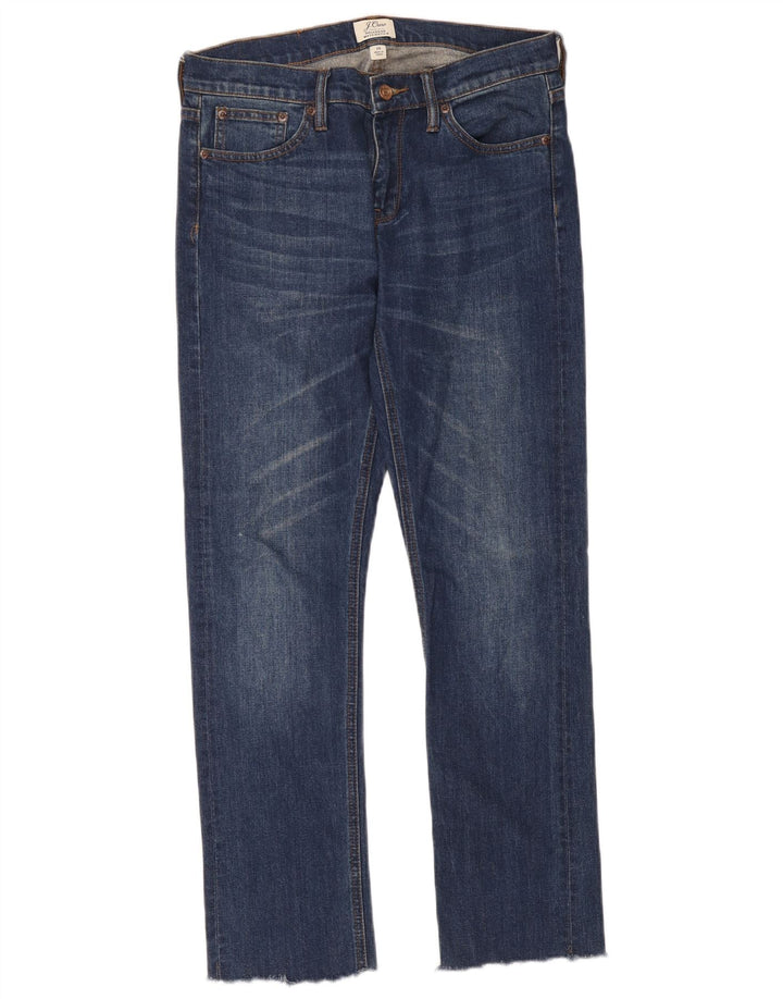 Męskie dżinsy J. Crew Matchstick Straight W28 L28 Niebieska bawełna
