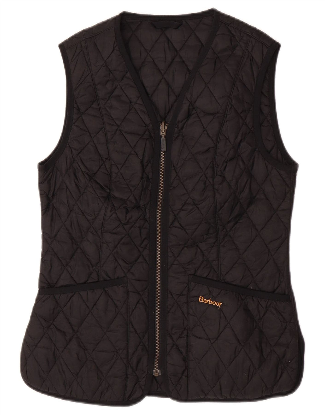 Damska pikowana kamizelka Barbour UK 8 Small, czarna, poliamid