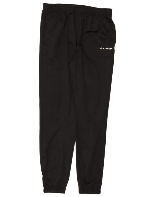 Damskie spodnie dresowe Lotto Joggers UK 16, duże, czarne, poliestrowe
