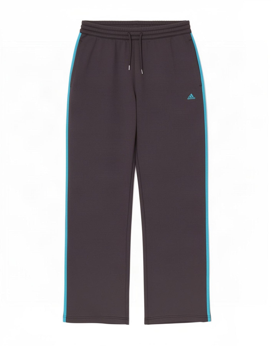 Damskie spodnie dresowe Adidas UK 16, duże, szare, poliestrowe