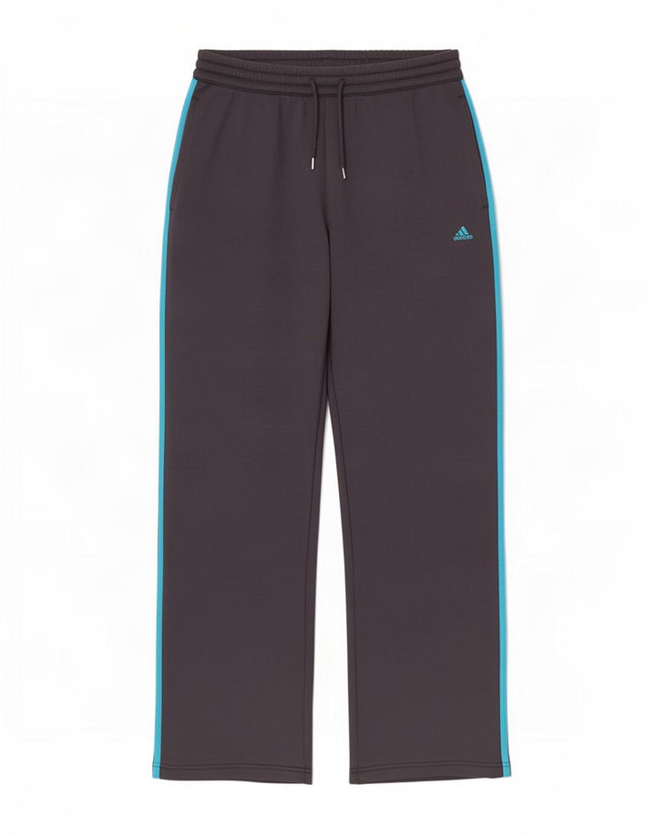 Damskie spodnie dresowe Adidas UK 16, duże, szare, poliestrowe