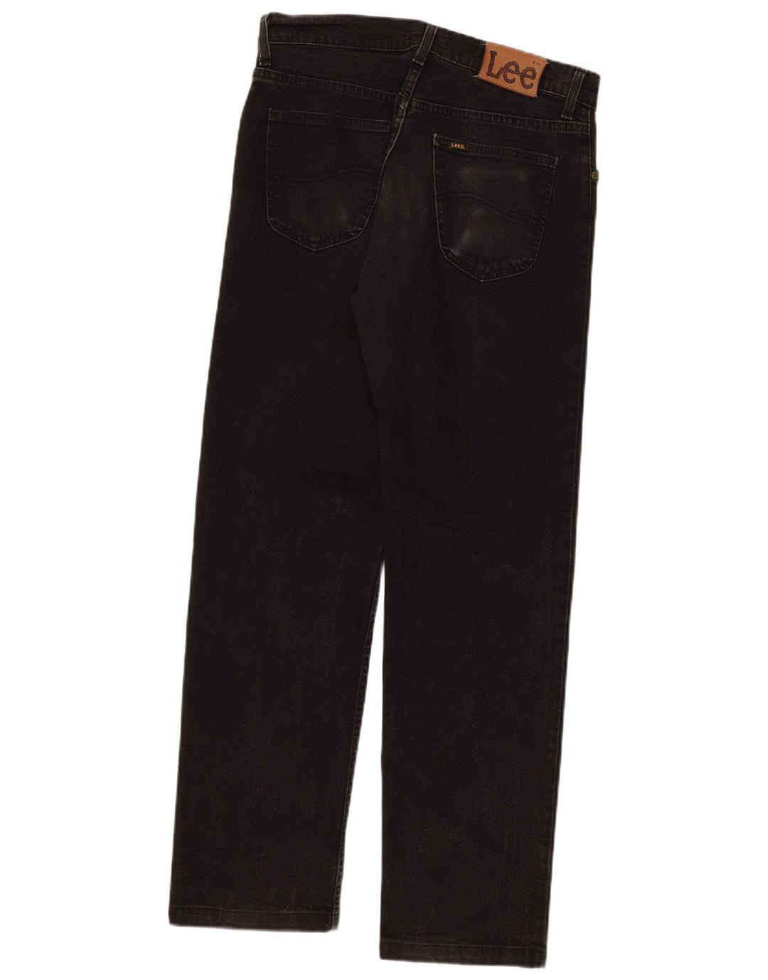 Męskie jeansy Lee Brooklyn Straight W33 L31, czarne, bawełniane