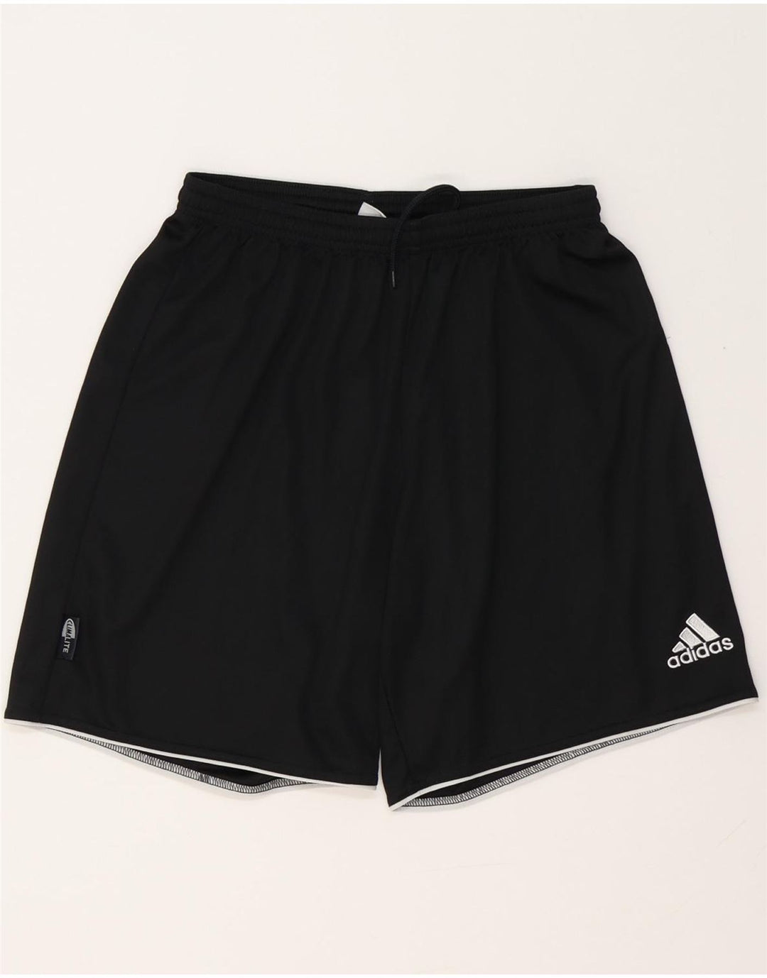 Męskie spodenki sportowe ADIDAS Climalite, średni czarny poliester