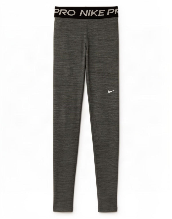 Damskie legginsy Nike Dri Fit Graphic UK 4 XS Szary poliester z blokami kolorów