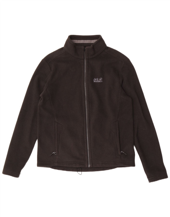 Męska kurtka polarowa Jack Wolfskin UK 36/38, mała czarna, poliester