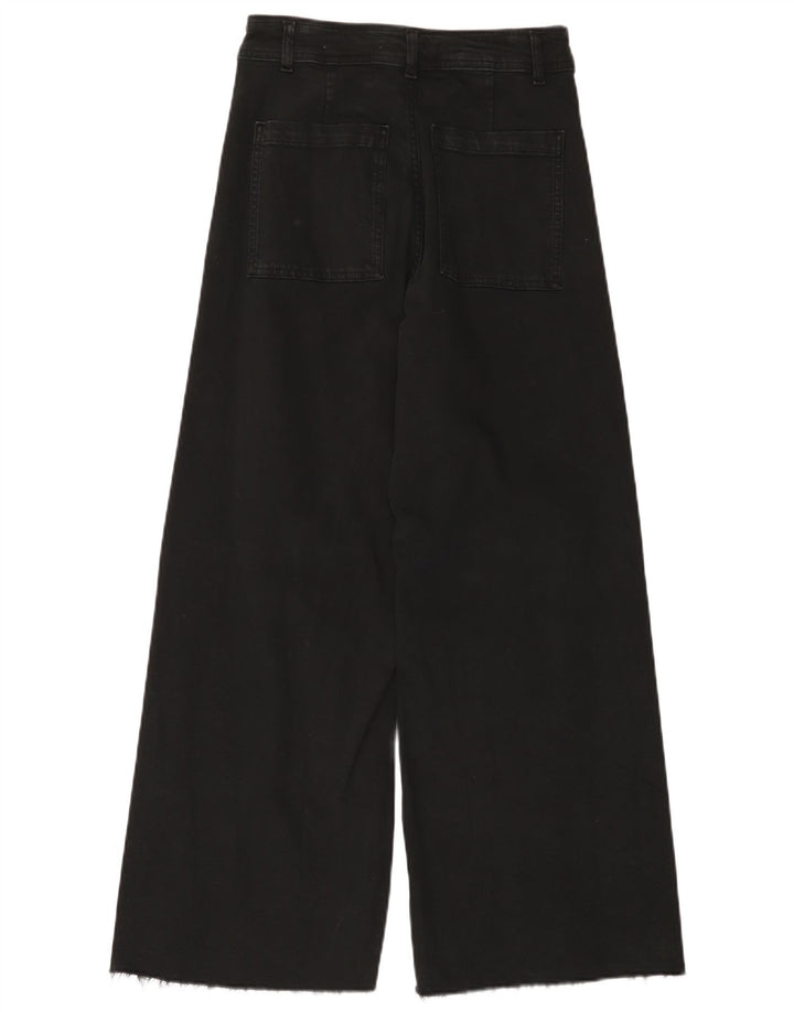 Damskie jeansy z szeroką nogawką Zara EU 40 Medium W30 L28 Czarne