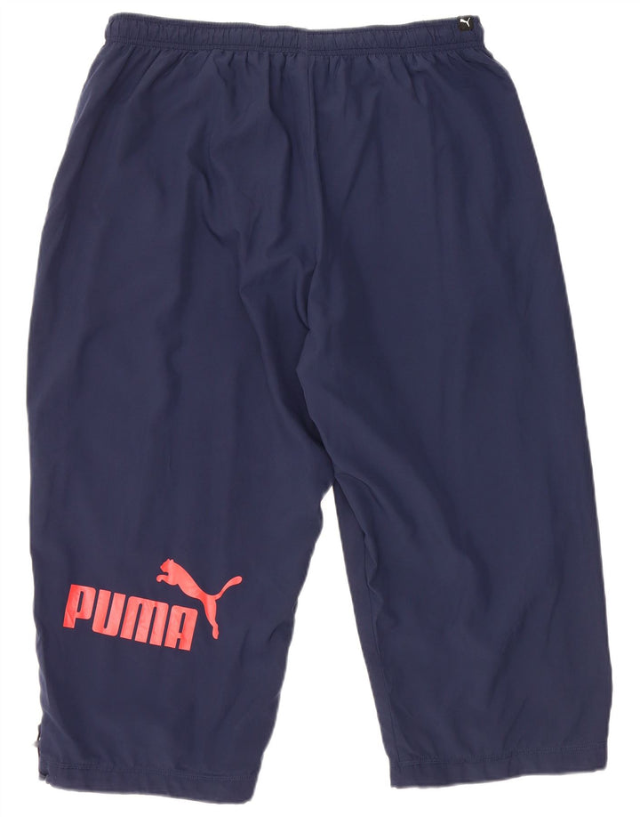 Męskie spodenki sportowe PUMA Graphic Bermudy XL Granatowy poliester