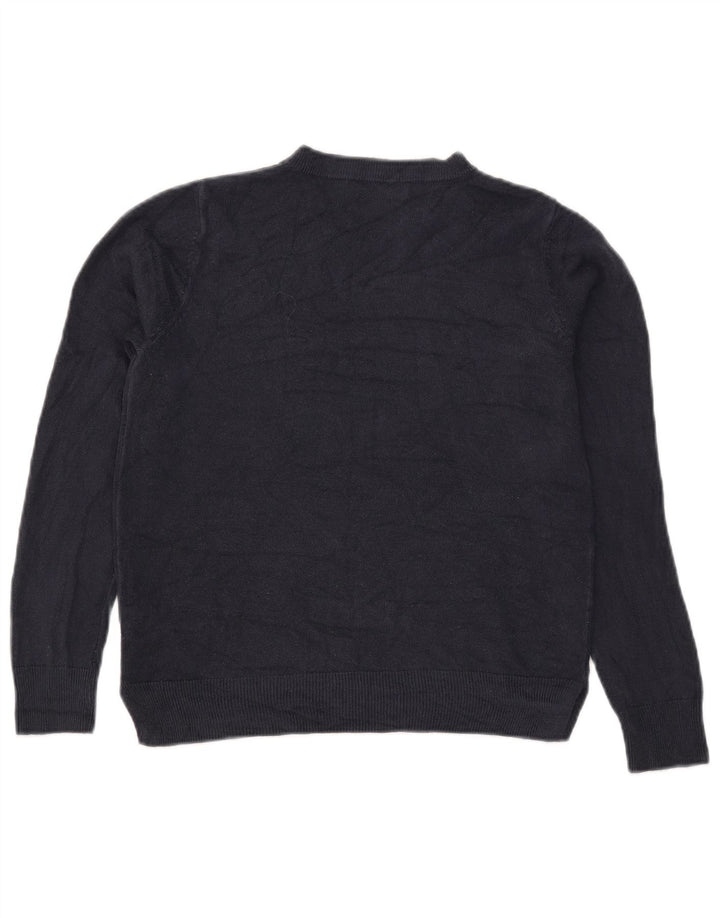 Sweter damski Marks & Spencer z okrągłym dekoltem, UK 12, średni granatowy