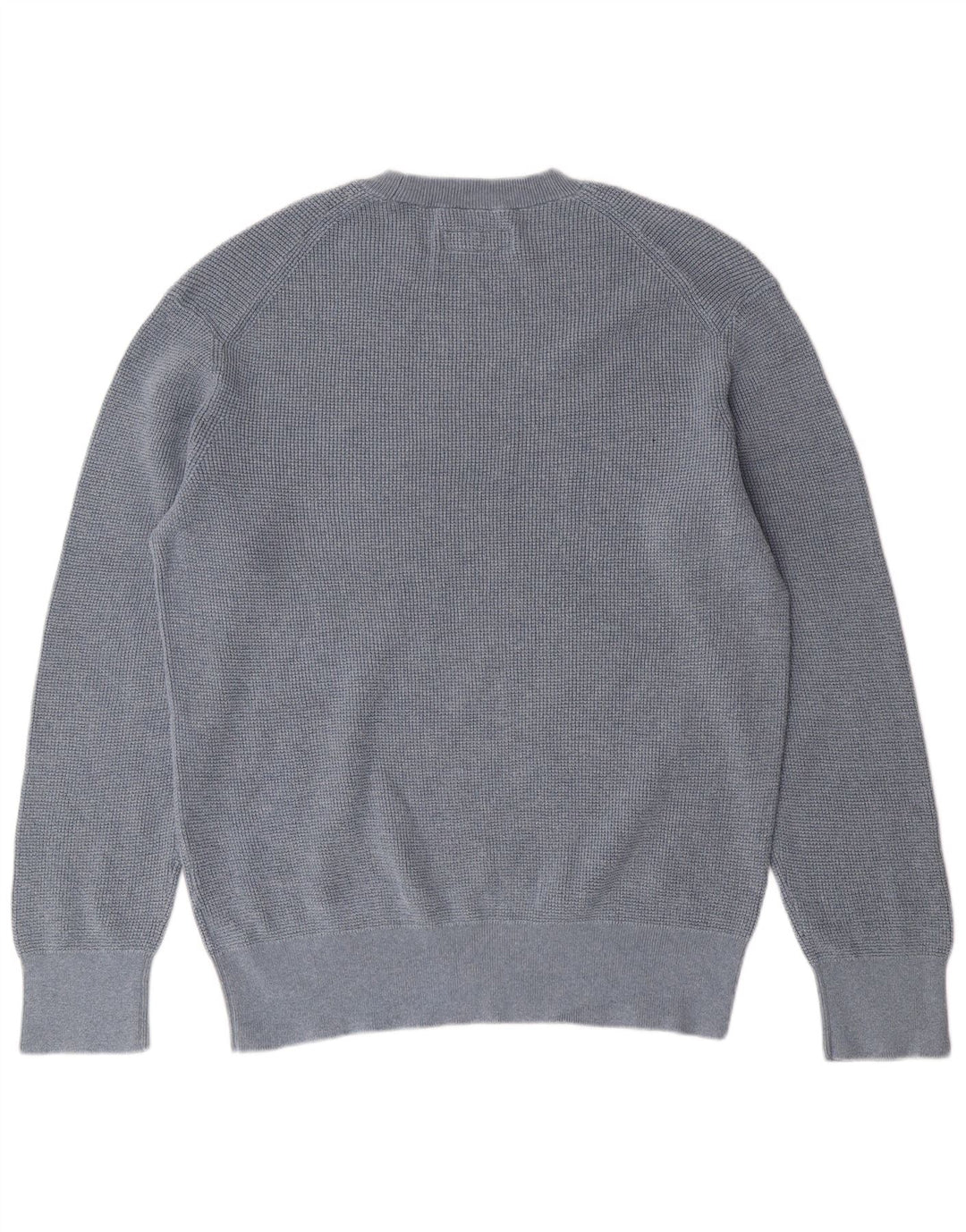 Męski sweter z okrągłym dekoltem ALL SAINTS, średni niebieski, bawełniany
